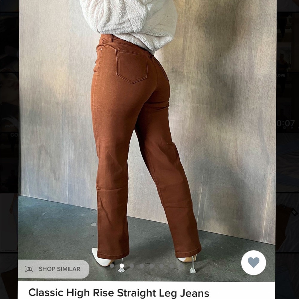 Fashion Nova Classic High Rise Straight Leg Jeans